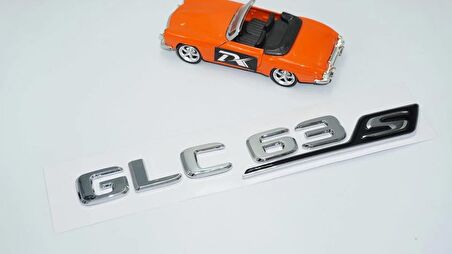 DK Tuning GLC 63S Bagaj Krom Siyah ABS Yazı Logo Benz İle Uyumlu