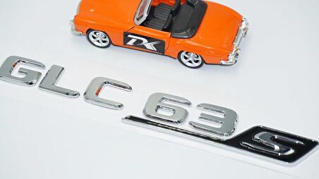 DK Tuning GLC 63S Bagaj Krom Siyah ABS Yazı Logo Benz İle Uyumlu