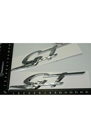 DK Maserati GT Ghibli Levante Grecale Yan Çamurluk Krom Logo Amblem