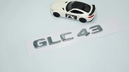 DK Tuning GLC 43 Bagaj Krom ABS 3M 3D Yazı Logo Benz İle Uyumlu