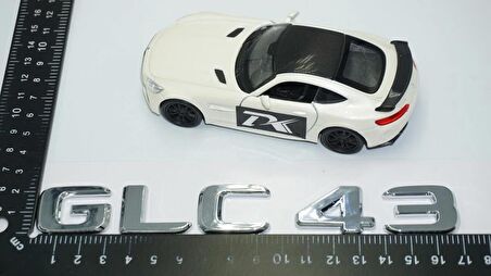 DK Tuning GLC 43 Bagaj Krom ABS 3M 3D Yazı Logo Benz İle Uyumlu