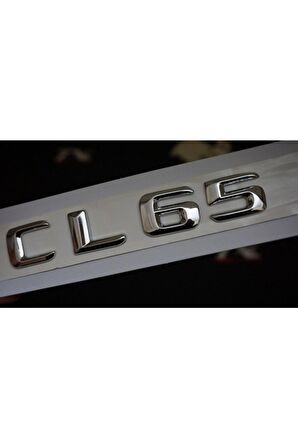 Cl65 Bagaj Krom Metal 3m 3d Yazı Logo