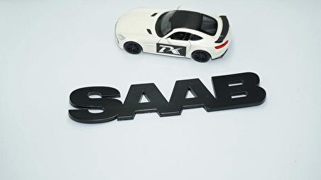 DK Tuning Saab Bagaj Parlak Siyah ABS Logo Amblem Arma