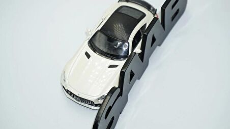 DK Tuning Saab Bagaj Parlak Siyah ABS Logo Amblem Arma