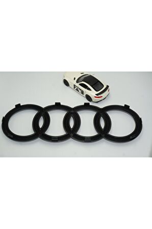 DK Audi A4 B5 Ön Panjur Izgara Halka Parlak Siyah ABS Logo Amblem