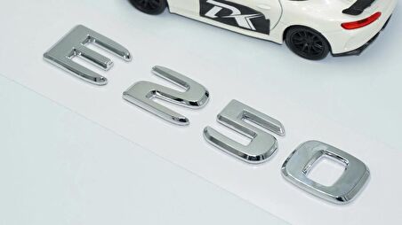 DK Tuning E250 Bagaj Krom ABS 3M 3D Yazı Logo Benz İle Uyumlu