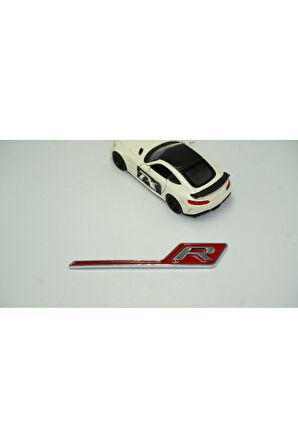DK Benz AMG R GT R Eklenti Kırmızı Krom ABS 3M 3D Bagaj Logo Amblem