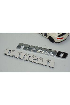 DK Nissan Nismo Krom Siyah Çamurluk Yanı Logo Arma Amblem Seti