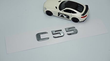 DK Tuning C55 Bagaj Krom ABS 3M 3D Yazı Logo Benz İle Uyumlu