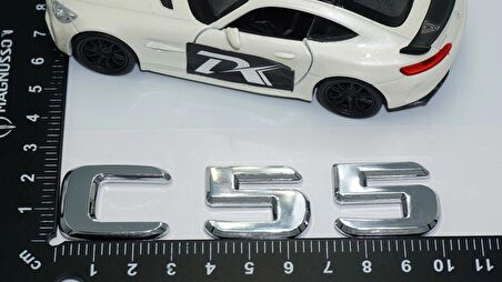 DK Tuning C55 Bagaj Krom ABS 3M 3D Yazı Logo Benz İle Uyumlu