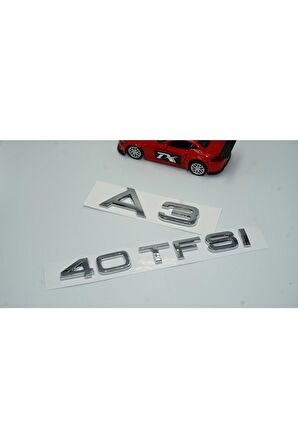 Audi A3 40 Tfsi Krom Abs 3m 3d Bagaj Yazı Logo Orjinal Ürün