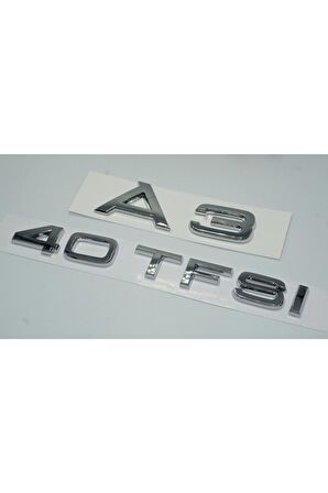 Audi A3 40 Tfsi Krom Abs 3m 3d Bagaj Yazı Logo Orjinal Ürün