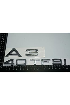 Audi A3 40 Tfsi Krom Abs 3m 3d Bagaj Yazı Logo Orjinal Ürün