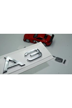 Audi A3 50 Tfsi Krom Abs 3m 3d Bagaj Yazı Logo Orjinal Ürün