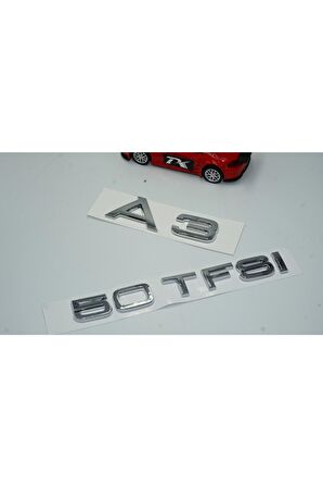 Audi A3 50 Tfsi Krom Abs 3m 3d Bagaj Yazı Logo Orjinal Ürün