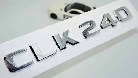 DK Tuning CLK240 Bagaj Krom ABS 3M 3D Yazı Logo Benz İle Uyumlu