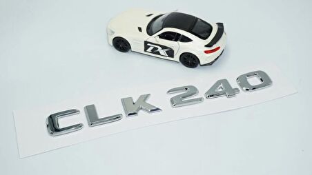 DK Tuning CLK240 Bagaj Krom ABS 3M 3D Yazı Logo Benz İle Uyumlu