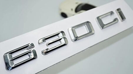 DK Tuning 630Ci Bagaj Krom Metal 3M 3D Yazı Logo Bmw İle Uyumlu