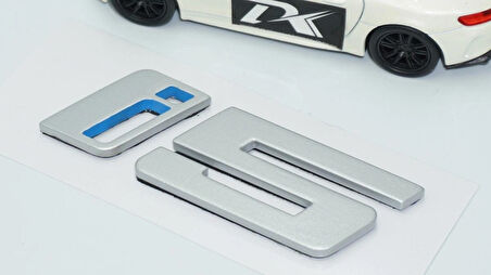 DK Tuning i5 Bagaj Gri ABS 3M 3D Yazı Logo Bmw İle Uyumlu