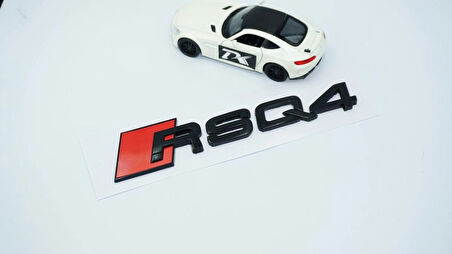 DK Tuning RSQ4 Siyah ABS 3M 3D Bagaj Logo Audi İle Uyumlu