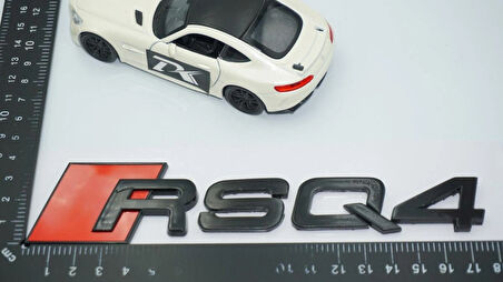 DK Tuning RSQ4 Siyah ABS 3M 3D Bagaj Logo Audi İle Uyumlu