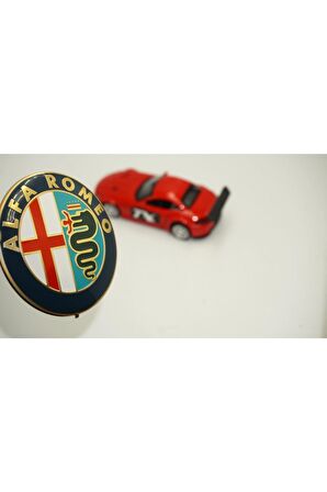 Alfa Romeo Ön Kaput Ve Bagaj Kapağı Logo 74mm