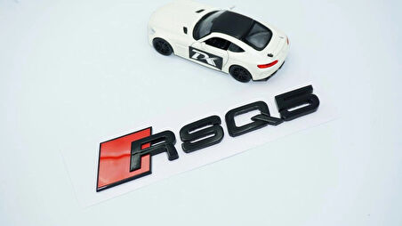 DK Tuning RSQ5 Siyah ABS 3M 3D Bagaj Logo Audi İle Uyumlu