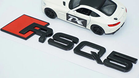 DK Tuning RSQ5 Siyah ABS 3M 3D Bagaj Logo Audi İle Uyumlu