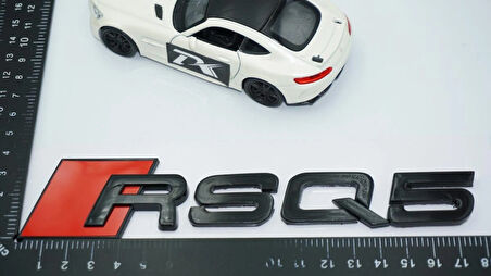 DK Tuning RSQ5 Siyah ABS 3M 3D Bagaj Logo Audi İle Uyumlu