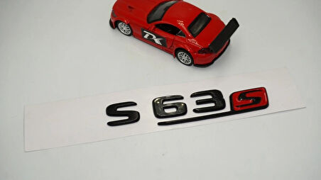 DK Tuning S 63S Bagaj Parlak Siyah Yazı Logo Benz ile Uyumlu