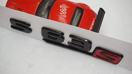 DK Tuning S 63S Bagaj Parlak Siyah Yazı Logo Benz ile Uyumlu