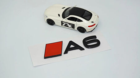 DK Tuning A6 Yeni Nesil Siyah ABS 3M 3D Bagaj Logo Audi İle Uyumlu