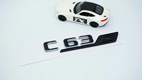 DK Tuning C 63S Bagaj Gri Siyah ABS Yazı Logo Benz İle Uyumlu