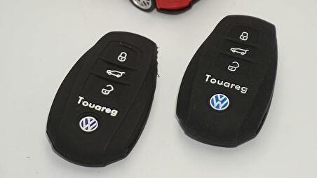 VW Volkswagen Touareg 2010-2018 Modeller Silikon Anahtar Kılıf Seti