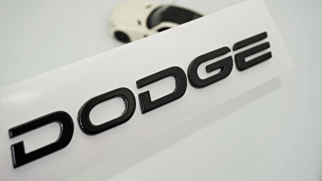 DK Tuning Dodge Bagaj Siyah ABS 3M 3D Custom Yazı Logo Amblem