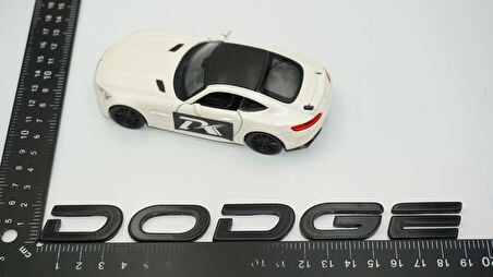 DK Tuning Dodge Bagaj Siyah ABS 3M 3D Custom Yazı Logo Amblem