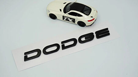 DK Tuning Dodge Bagaj Siyah ABS 3M 3D Custom Yazı Logo Amblem