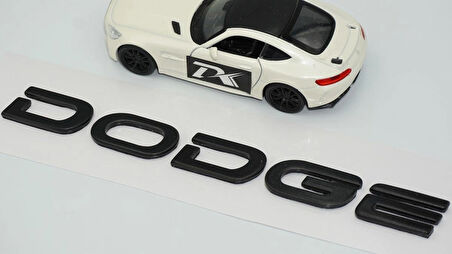 DK Tuning Dodge Bagaj Siyah ABS 3M 3D Custom Yazı Logo Amblem