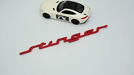 DK Tuning Stinger Kırmızı Bagaj Logo Arma Kia İle Uyumlu