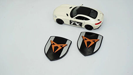 DK Tuning Seat Cupra Logo Kelebek Cam Çamurluk Yanı Amblem Arma Seti