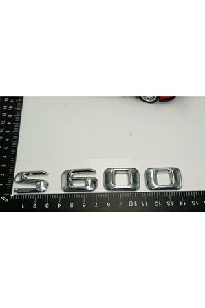S600 Bagaj Krom Metal 3m 3d Yazı Logo