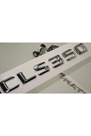 Benz Cls 350 4matic Bagaj Krom Metal 3m 3d Yazı Logo
