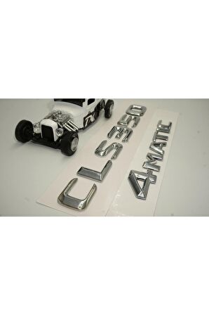 Benz Cls 350 4matic Bagaj Krom Metal 3m 3d Yazı Logo