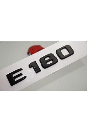 E 180 Bagaj Parlak Siyah Abs 3m 3d Yazı Logo