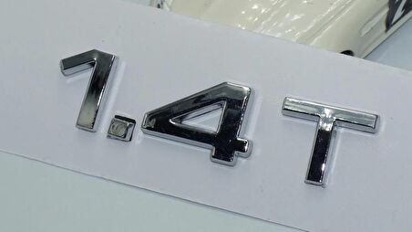 DK Tuning Audi 1.4T Bagaj Krom ABS 3M 3D Yazı Logo