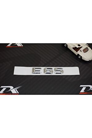 E65 Bagaj Krom Metal 3m 3d Yazı Logo