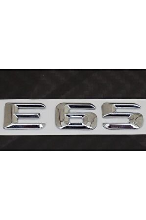 E65 Bagaj Krom Metal 3m 3d Yazı Logo