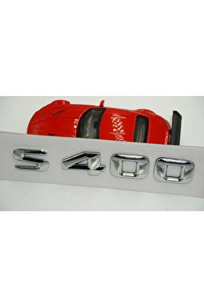 S400 Bagaj Krom Metal 3m 3d Yazı Logo