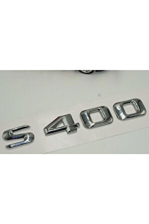 S400 Bagaj Krom Metal 3m 3d Yazı Logo