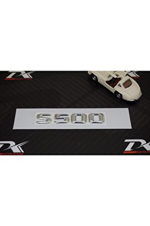 S500 Bagaj Krom Metal 3m 3d Yazı Logo